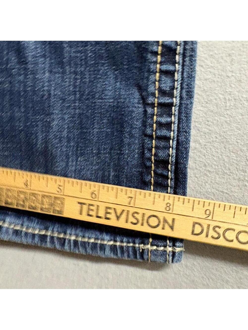 Kut from the Kloth Bootcut Jeans Womens Size 6 Blue Denim Stretch Flap Pocket - Picture 6 of 12